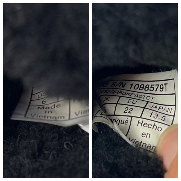 UGG Toddler Fluff Yeah Slides Sheepskin Slipper Sandals Size 6 Unisex Furry - Picture 8 of 10